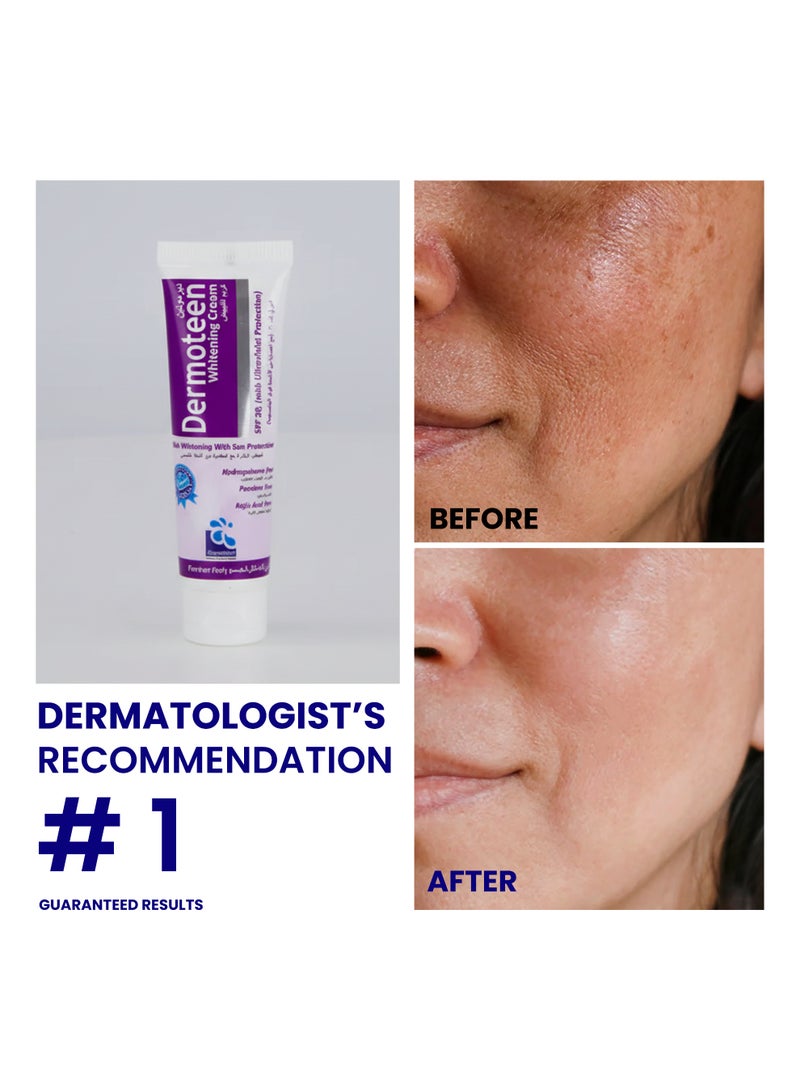 فارما هيلث كريم ديرموتين لتوهج البشرة بمعامل حماية SPF 30 – مرطب لتفتيح المظهر وتصحيح البقع 20 مل | يوحد لون البشرة ويرطبها ويحميها - Image 5