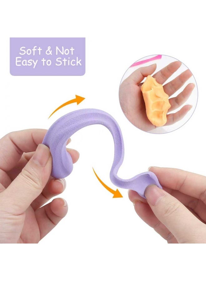 BOFAN Air Dry Clay - 48 Pack Modeling Clay Kit with 3 Sculpting Tools,Safe & Non-Toxic,DIY Magic Toys Gifts for Boys,Girls,Kids - 48 Colors - Image 2