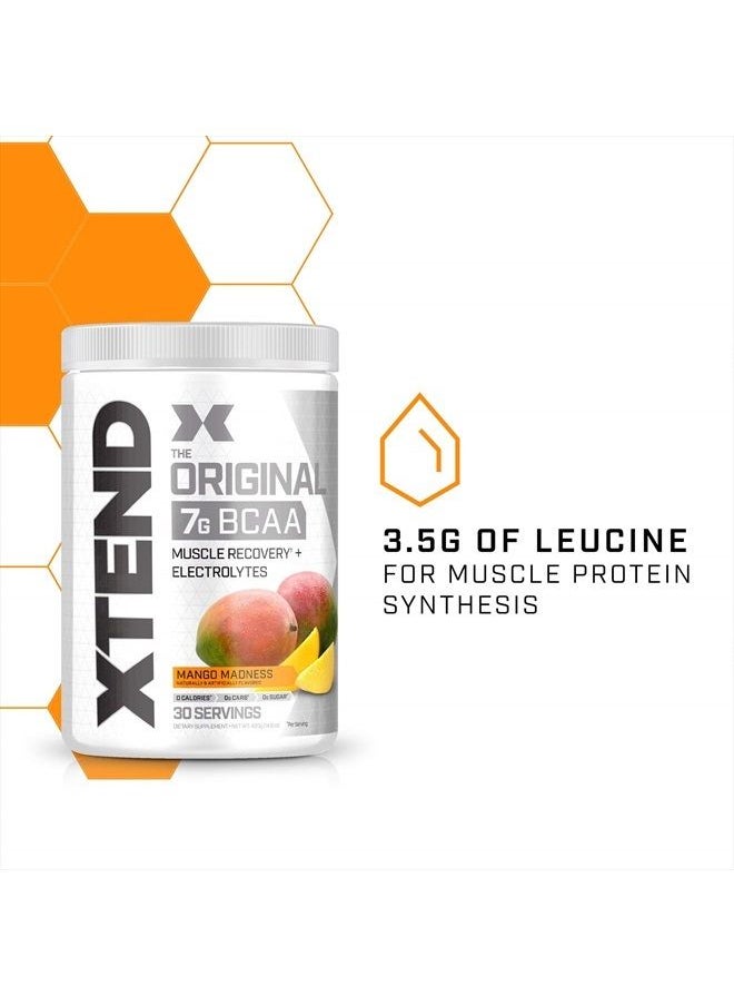 SCIVATION XTEND Original BCAA Powder Mango Madness - Sugar Free Post Workout Muscle Recovery Drink with Amino Acids - 7g BCAAs for Men & Women - 30 Servings  - Image 3