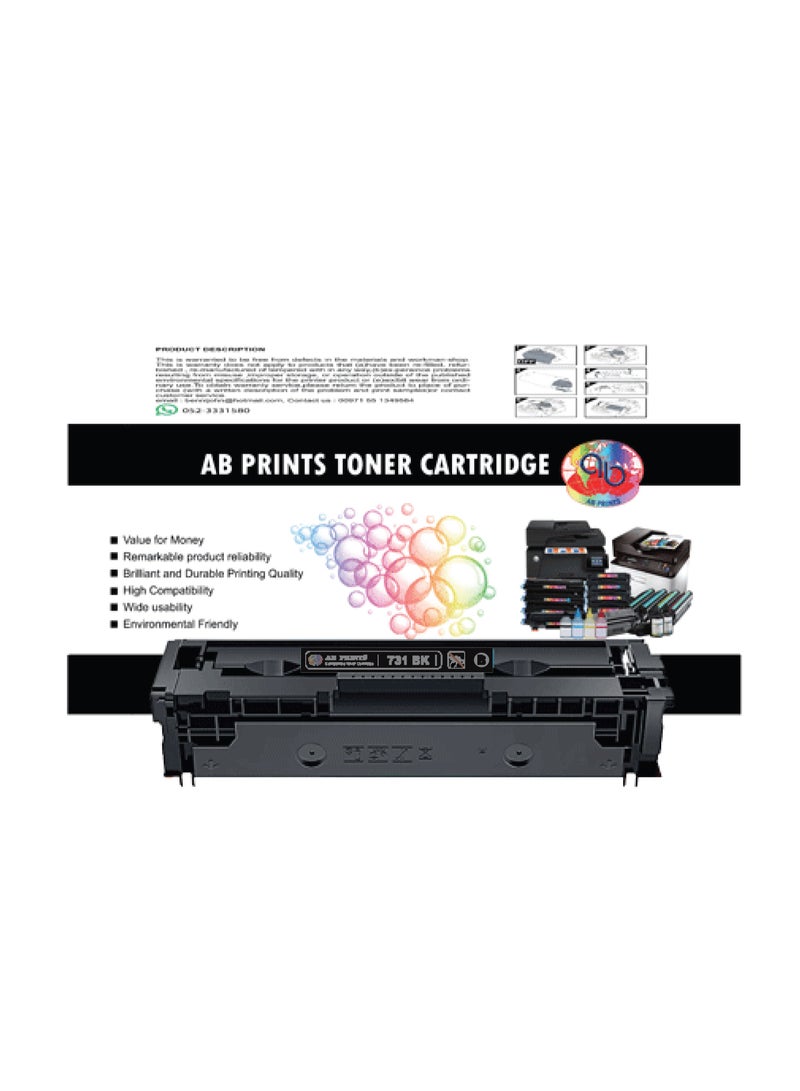 Compatible Toner Cartridge for HP 203A CF540A  BLACK ( ABPRINTS ) – for HP LaserJet Pro MFP M281fdw, M254dw, M280nw, M254nw, M281cdw, M254dn, M281fdn 