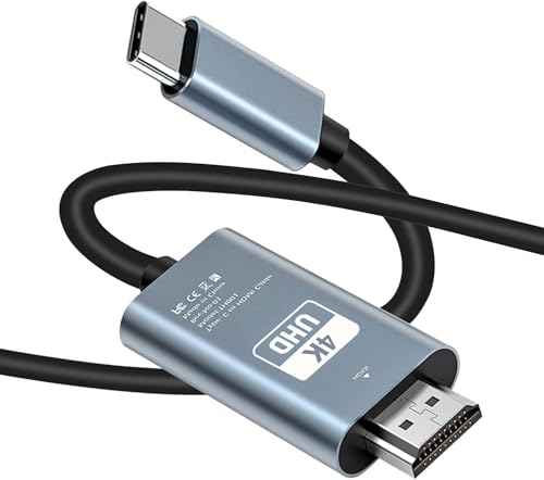ARVOX USB Type C to HDMI 6.6FT 4K@30Hz, 2K@144Hz Resolution, 48Gbps Ultra High Speed Cord for Laptop, MacBook Pro/Air, Ps5, Chromebook, TV, iPad & Tab 2 Meter - Image 1