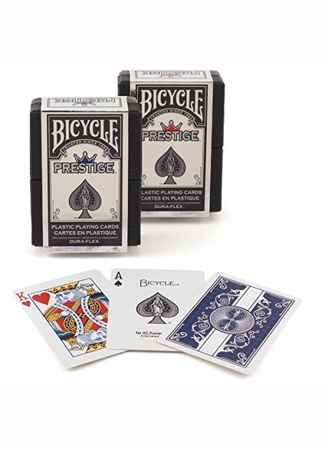 Bicycle - Prestige Plastic Playing Cards (Pack Of 2) - Image 1