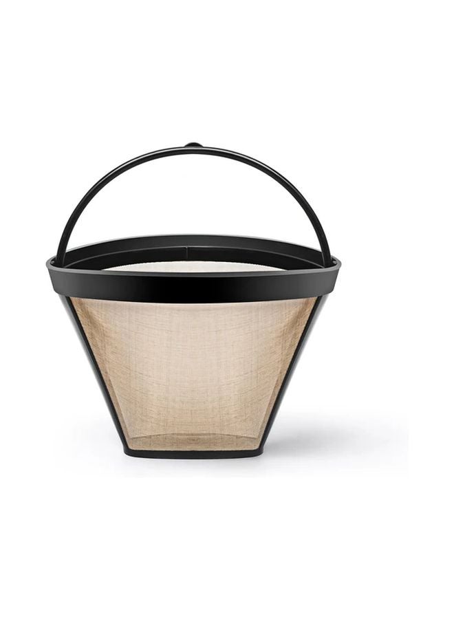 مرشح القهوة المخروطي الذهبي القابل لإعادة الاستخدام، 4 قطع، متوافق مع آلات القهوة نينجا، مصنوع من الفولاذ المقاوم للصدأ 304 - Image 1