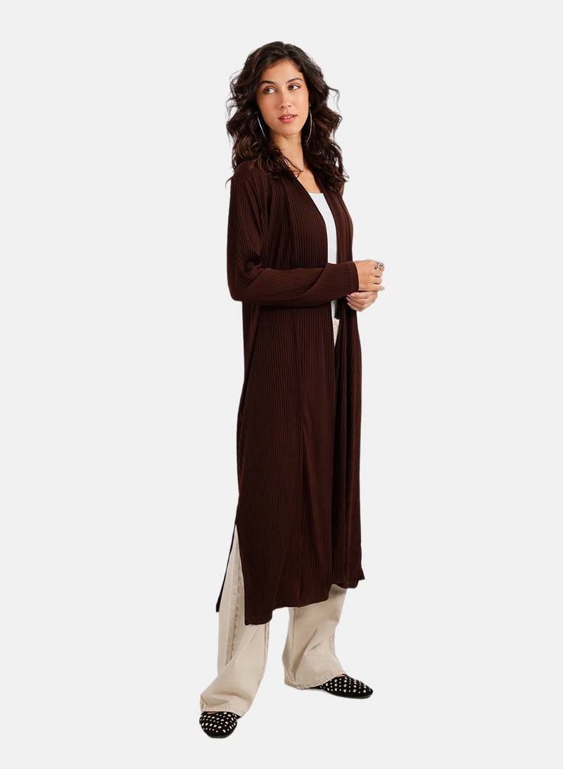 Carina Ribbed Midi Cardigan - Image 2