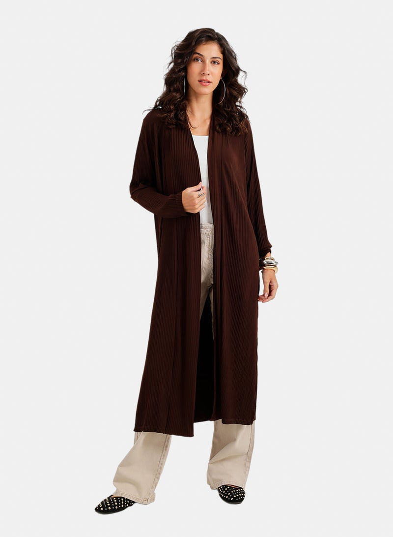 Carina Ribbed Midi Cardigan - Image 1