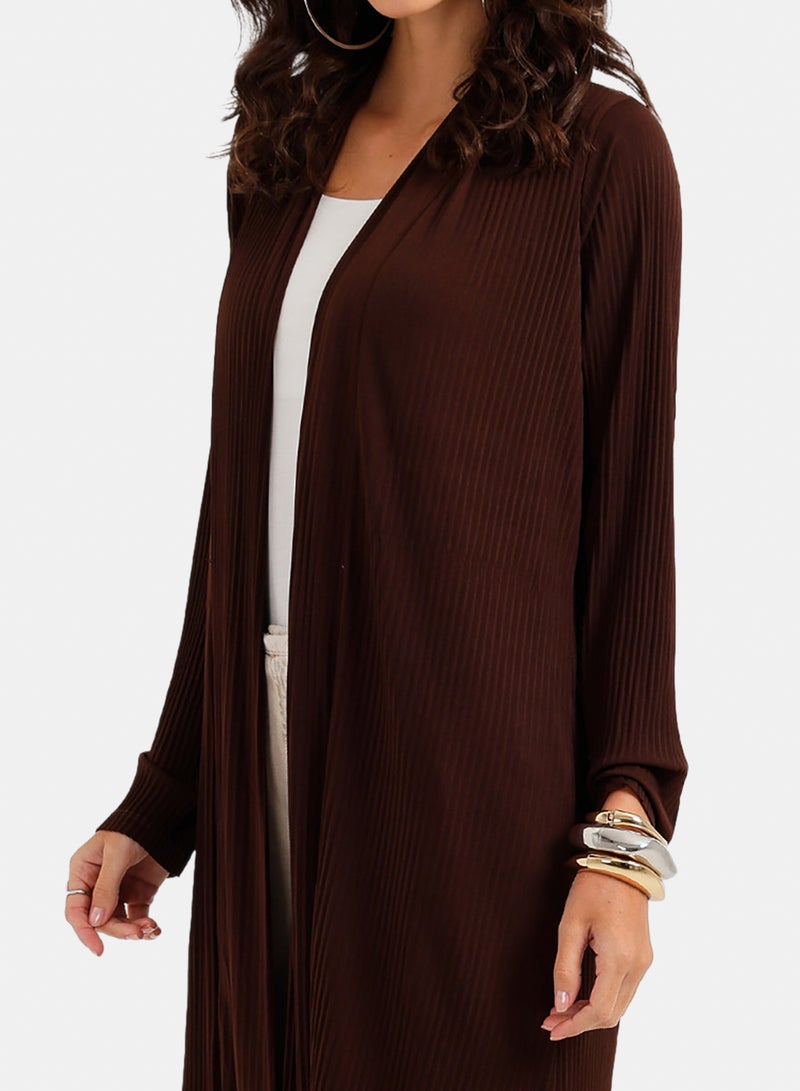 Carina Ribbed Midi Cardigan - Image 5