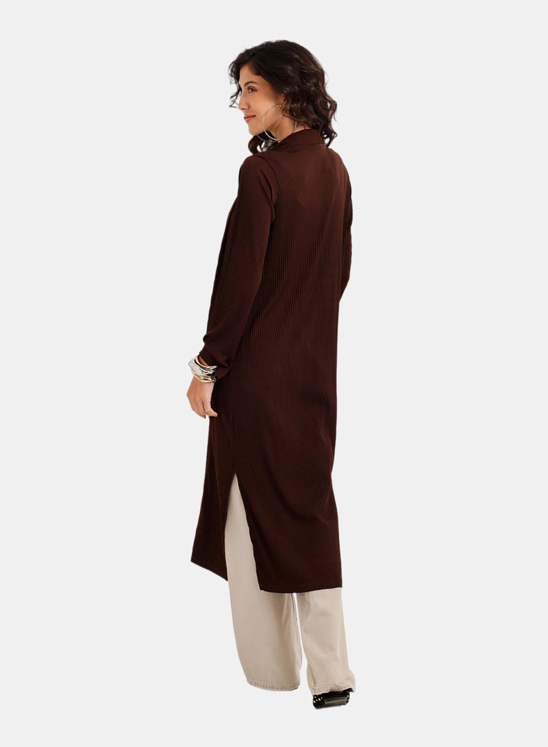 Carina Ribbed Midi Cardigan - Image 4