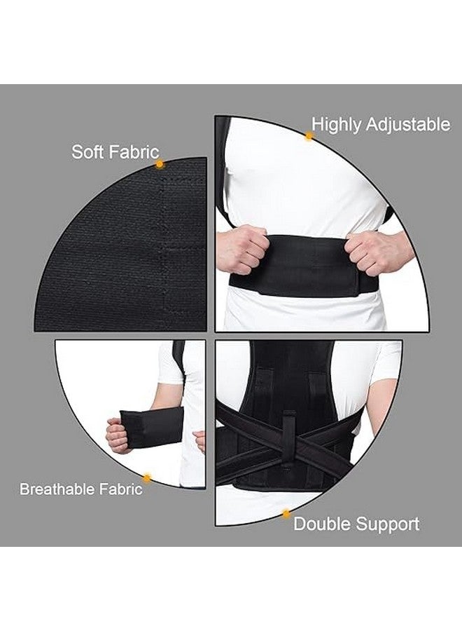 QP360 Posture Corrector For Men And WomenBack Support Belt | Back Pain Back Straight And Shoulder Support Belt (Universal Size) (Posture Corrector Belt) Neoprene - Image 5