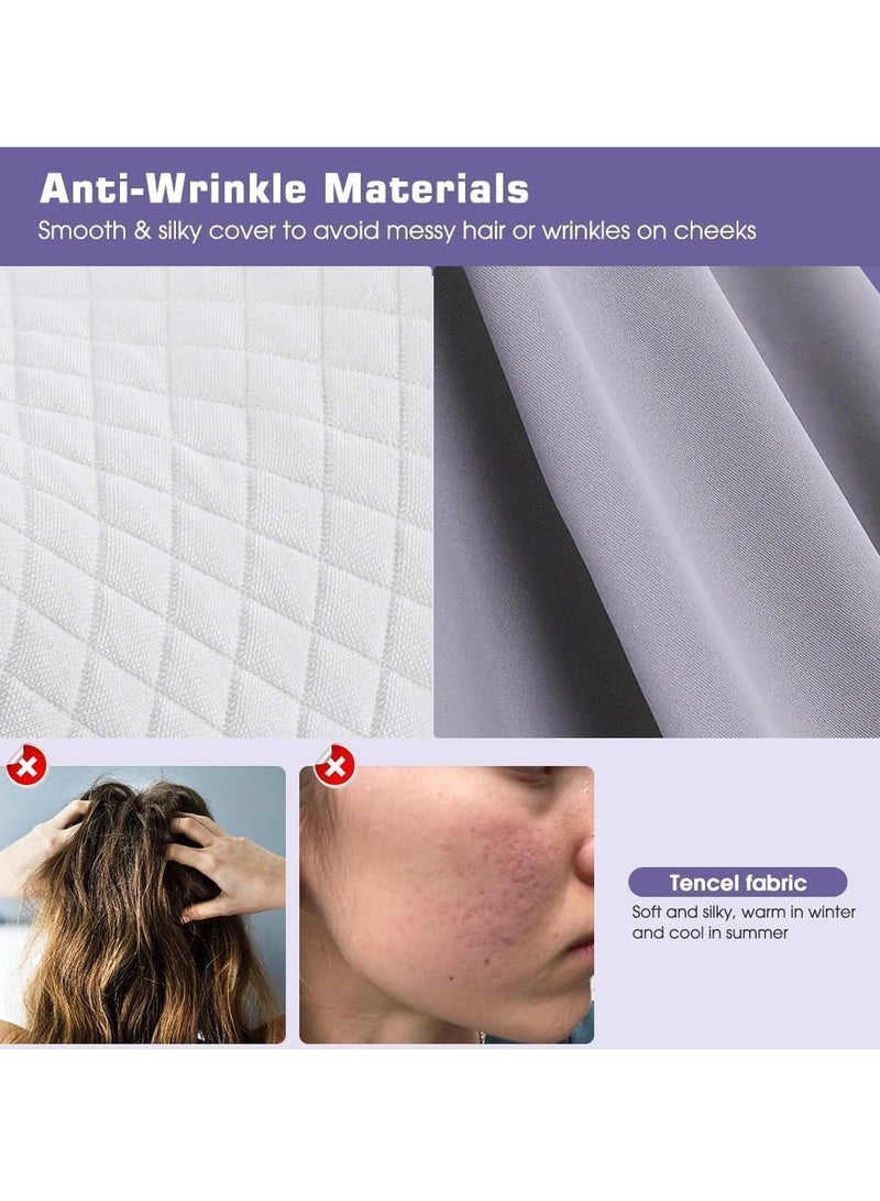 TRASSLE Butterfly Shape Cervical Pillow for Shoulder and Neck Pain Relief, Memory Foam Neck Pillow, Ergonomic Orthopedic Neck Support Pillow for Side Back Stomach Sleeping with Washable Cover  - Image 3