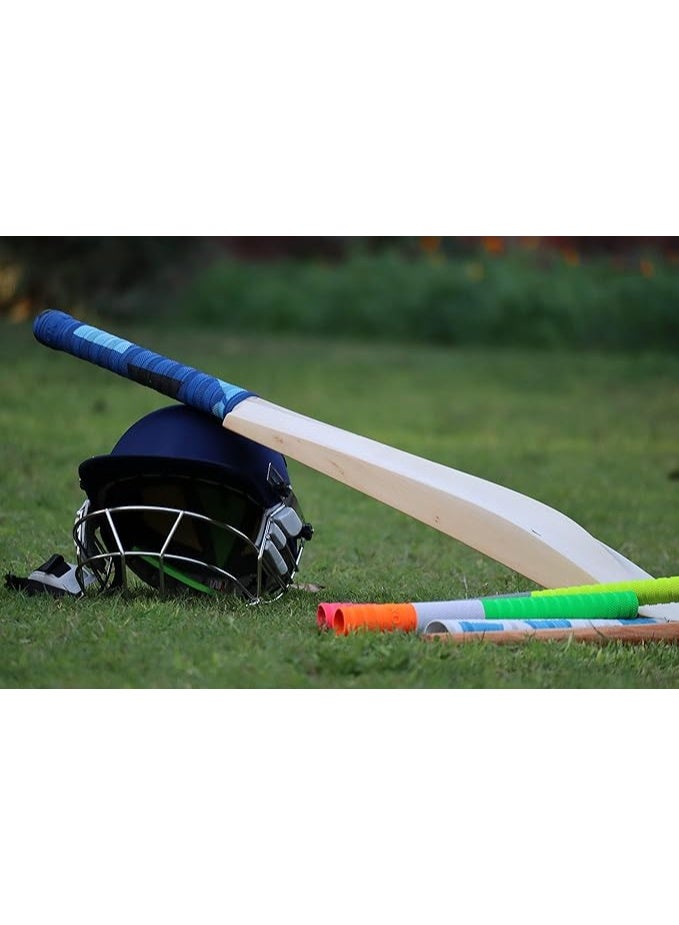 LIVOX® Premium Cricket Bat Handle Rubber 5 Grips for Enhanced Performance With Better Shock Absorption And 1 Wooden Gripper Cone (pack of 6) - Image 3