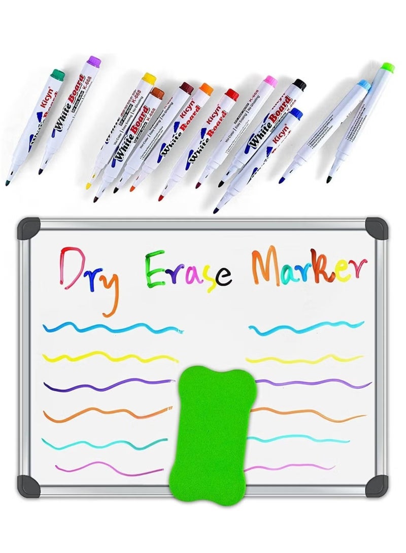 KICYN Magical Water Painting Pen, 12 Colors Magic Doodle Drawing Pens, Whiteboard Pen Waterproof Floating Marker for Kids Adult Gift, Eco-Friendly Colorful - Image 5