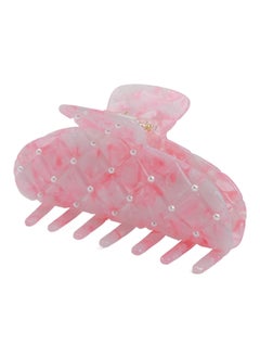 Semme Clip with Pearls for Women Fashionable Hair Claw Clips with Anti Slip Teeth Design Wonderful Gift with Pearls Korean 