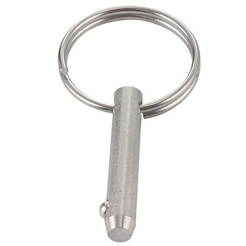 VTurboWay 2 Pcs Quick Release Pin 1/4" Diameter, Usable Length 1", Full 316 Stainless Steel, Bimini Top Pin, Marine Hardware, All Parts are Made of 316 Stainless Steel - Image 5