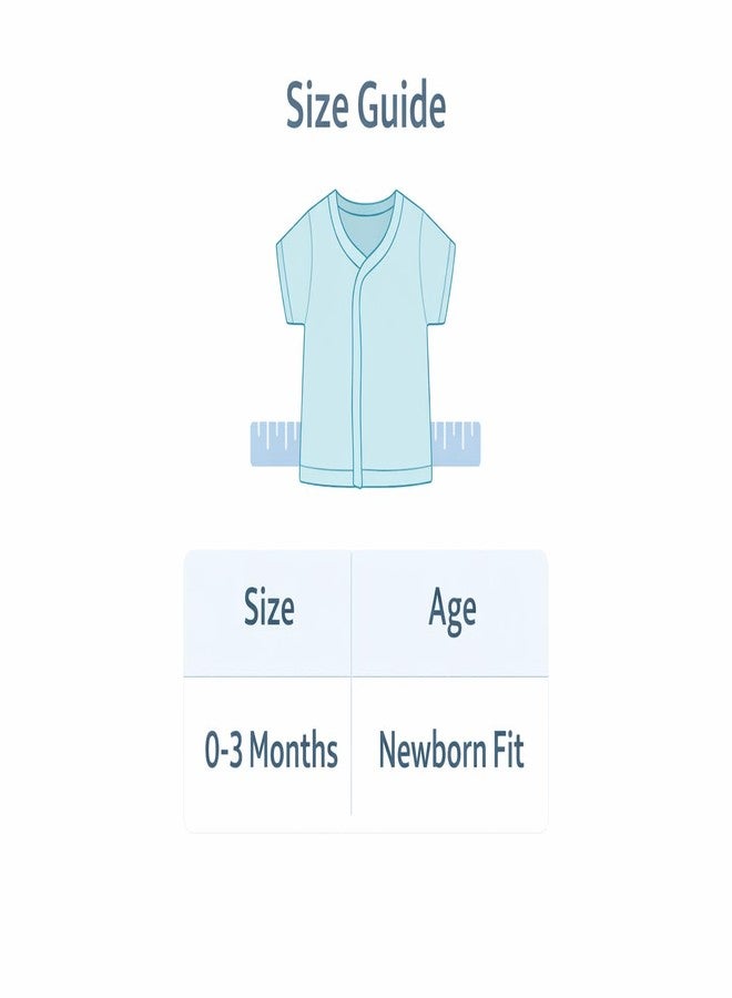 CUTEABLY Jhablas for New Born Baby Soft Fabric Combo, (0-3 Months, Pack of 3) - Image 5