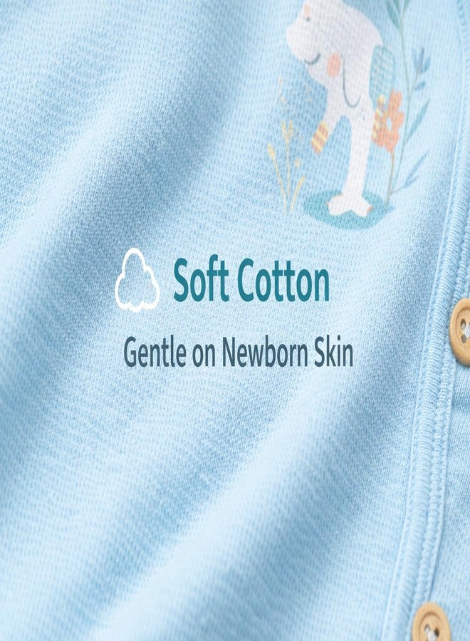 CUTEABLY Jhablas for New Born Baby Soft Fabric Combo, (0-3 Months, Pack of 3) - Image 3