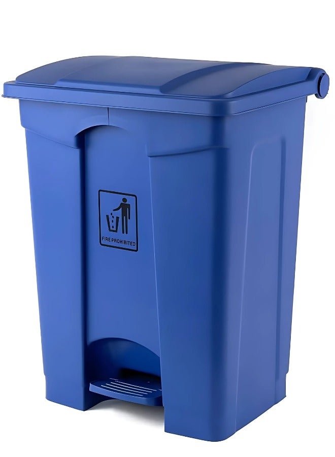 AKC AKC Step Trash Bin | Plastic Matte Finish | Functional Waste & Garbage Waste Bin | Suitable For Homes, Villas, Large Areas & Communal Spaces | Blue | 68 Liters  - Image 3