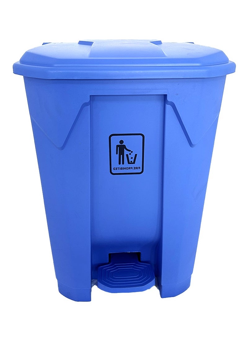 AKC AKC Step Trash Bin | Plastic Matte Finish | Functional Waste & Garbage Waste Bin | Suitable For Homes, Villas, Large Areas & Communal Spaces | Blue | 68 Liters  - Image 1