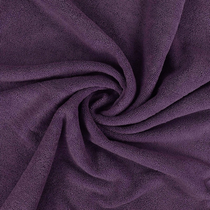 Utopia Towels Luxurious Jumbo Bath Sheet 2 Piece, 600 GSM, 35 by 70 Inches, 100% Ring Spun Cotton, Highly Absorbent and Quick Dry Extra Large Bath Towel, Super Soft Towel, Plum - Image 4