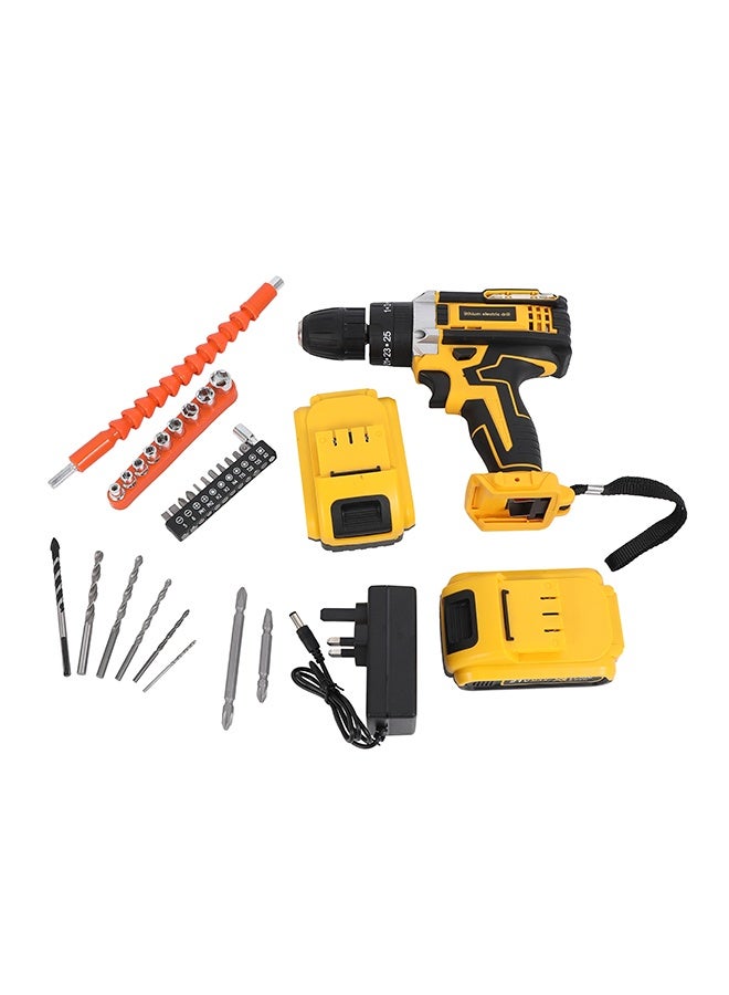 MFH TOOLS Electric Drill Set -21Volt- Cordless Power Drill with 2 Lithium-Ion Batteries, BS Plug Charger, 10mm Keyless Chuck, Adjustable Torque, Drill Bits and Tools - For Home Improvement and Repairs - Image 4
