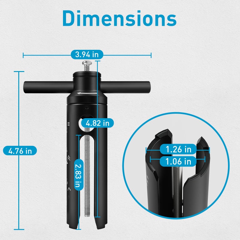 Tearel 104421U Cartridge Removal Tool For Moen 1222 1225 1220  Shower Cartridge Puller Tool  Tub And Shower Faucet Cartridge Remover For Moen Posi-Temp Valve - Image 4