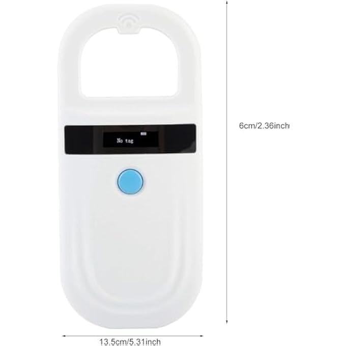 rayihni PET READER FOR 125KHZ OR 134.2KHZ, RECHARGEABLE EASY PET SCANNER FOR FDX-B FOR EMID MICROCHIPS - Image 3