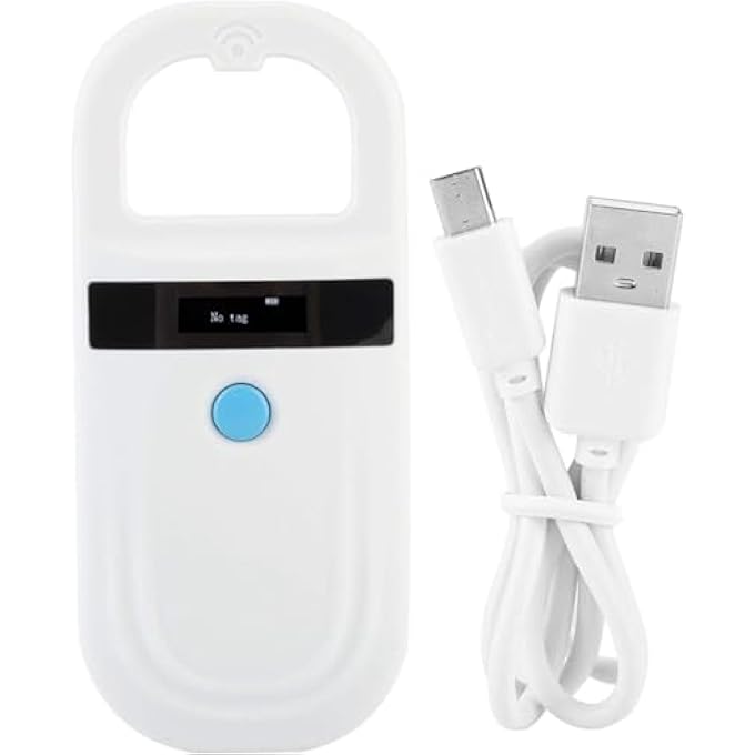 rayihni PET READER FOR 125KHZ OR 134.2KHZ, RECHARGEABLE EASY PET SCANNER FOR FDX-B FOR EMID MICROCHIPS - Image 1