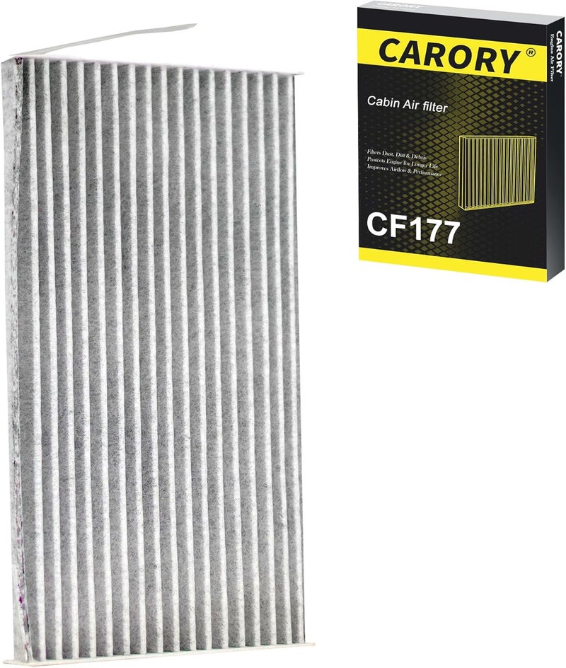 Carory Cabin Air Filter w/Activated Carbon for 2009-2014 Nissan Cube, 2011-2017 Juke, 2011-2025 LEAF, 2013-2019 Sentra, 27277-3DF0A, 27891-1FC0A, 27891-1FD0A, 27891-3DF0A, 2014 2015 2016 2017 2018 - Image 1