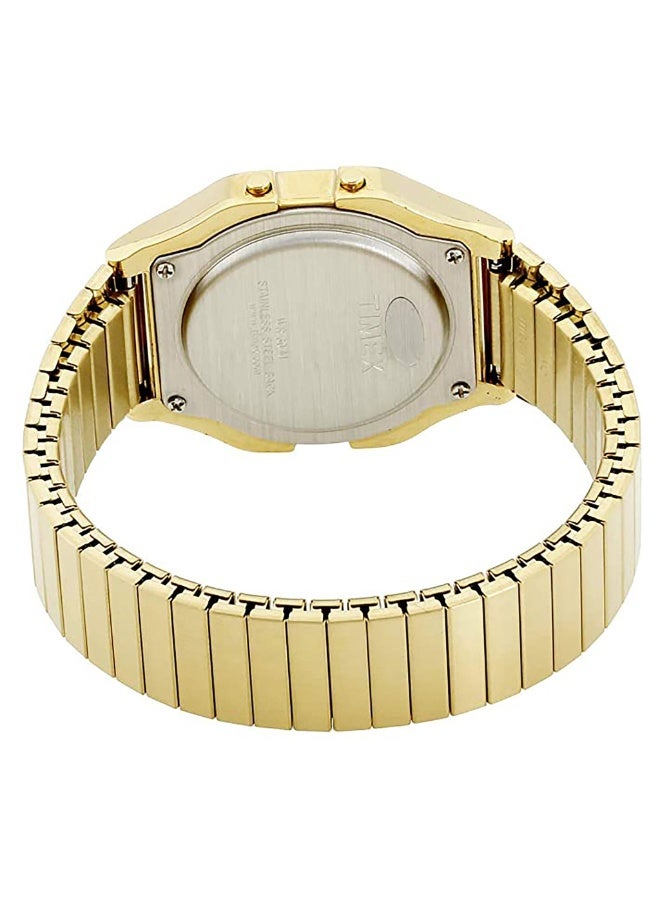 تيميكس TIMEX T78677 MAIN STREET CLASSIC  ساعة رقمية أنيقة ذهبية للرجال - Image 2