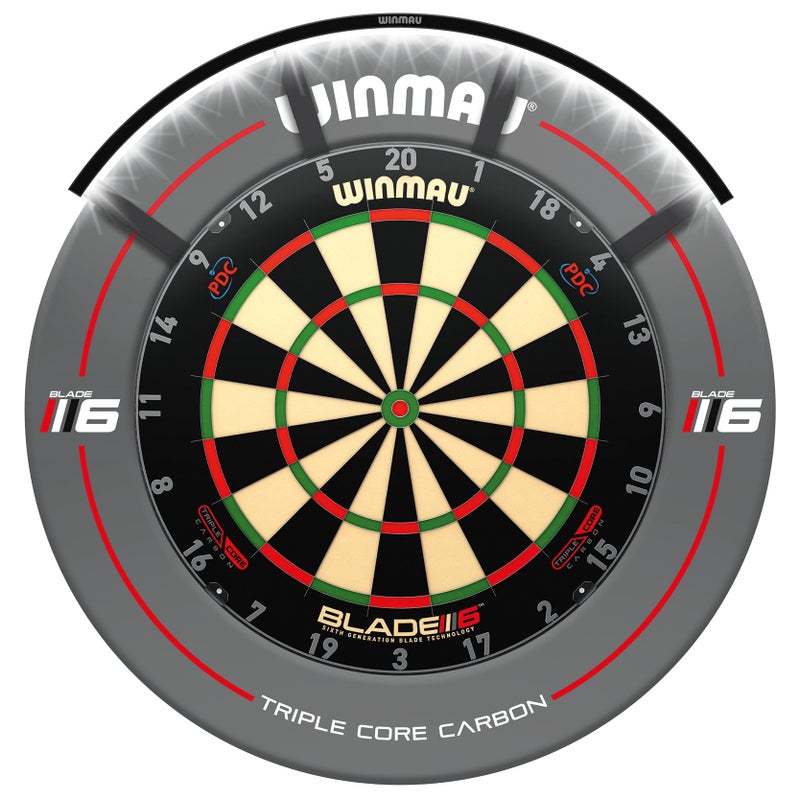 Winmau Polaris Dartboard Light - Sleek Black Design - 120 Degree Dart Board Light with Magnetic Attachment - Compatible with All Dartboards - Professional Darts Accessories - Image 2