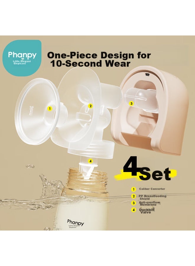 Xiaoya Elephant Xiaoya Xiang Hands-free Breast Pump, Electric Wearable, Portable, Fully Automatic, Painless Massage, Milk Collection Device, Milk Extractor - Image 5
