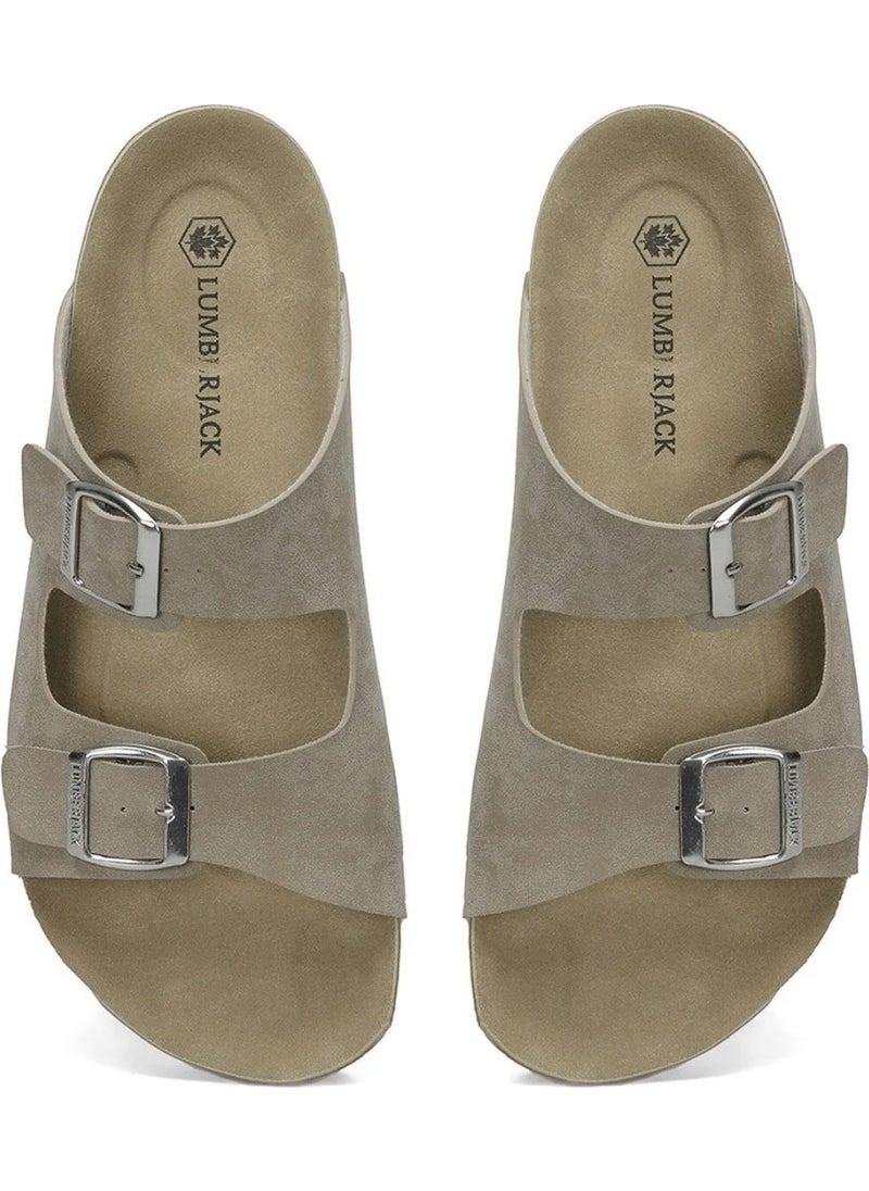 LUMBERJACK - Mendy 4fx Beige 2024 New Season Comfort Anatomical Daily Sports Slippers - Image 1