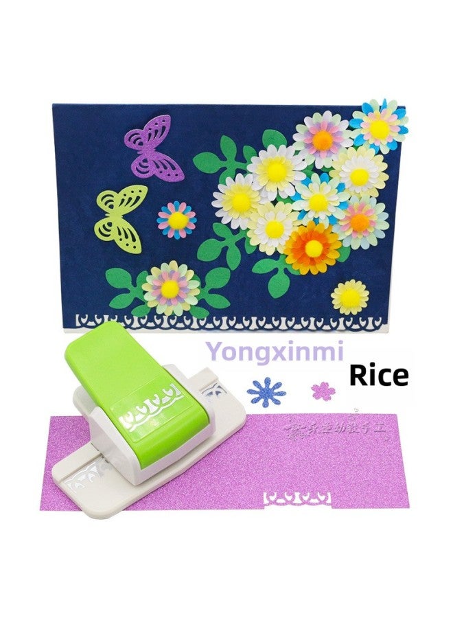 Edge Holder Embosser Flower Breaker Diy Handmade Greeting Card Making Lace Pattern Lace Hollow Cute Printing Machine-Color:6.  - Image 1