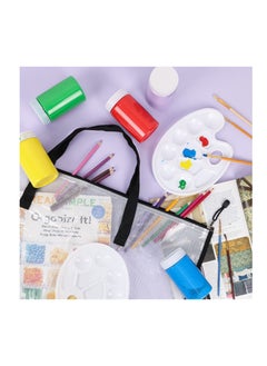Y&D 2 Pack Art Portfolio Case, Folder for Artwork, Posters Storage Bag with Zipper and Handle Mesh Organizers Poster, Scrapbook, Keepsake Bulletin Board(19x25 in)  - Image 4