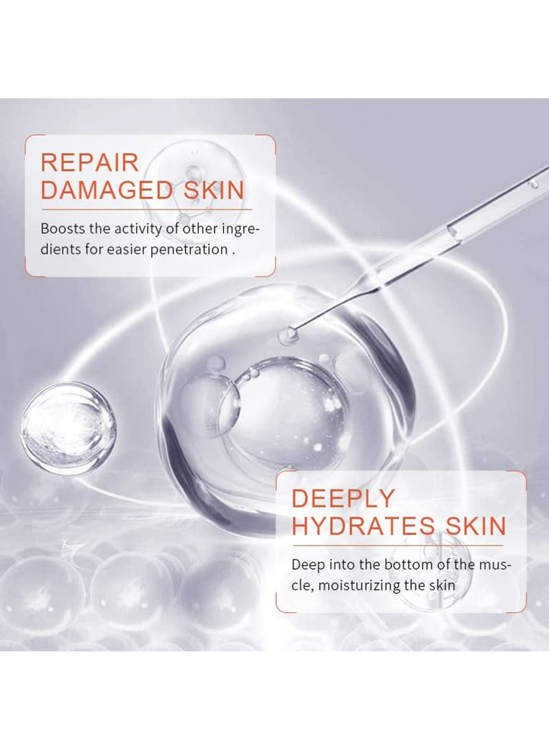 SADOER Vitamin C 23% Face Serum – Brightening, Firming, Hydrating, Dark Spot Correction & Anti-Aging Stem Cell Serum | With Hyaluronic Acid, Niacinamide & Glycolic Acid - Image 5
