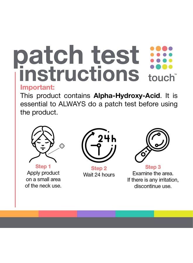 Touch 7% Glycolic Acid Toner With Rose Water Witch Hazel And Aloe Vera Gel Alcohol & Oil Free Exfoliating Anti Aging Aha Face Toner Improves Wrinkles Dullness Pores Acne Skin Tone & Texture 6 Oz. - Image 5