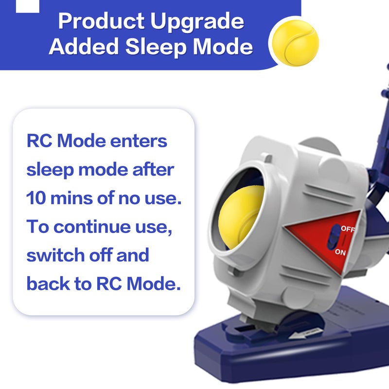 iPlay, iLearn Kids Pitching Machine Toys, 2 in 1 RC Baseball Tennis Pitcher, Auto Ball Launching Bat, Boys Outdoor Outside Sports Backyard Game, Birthday Gift 5 6 7 8 10 12 Yr Youth-Unassembled - Image 5