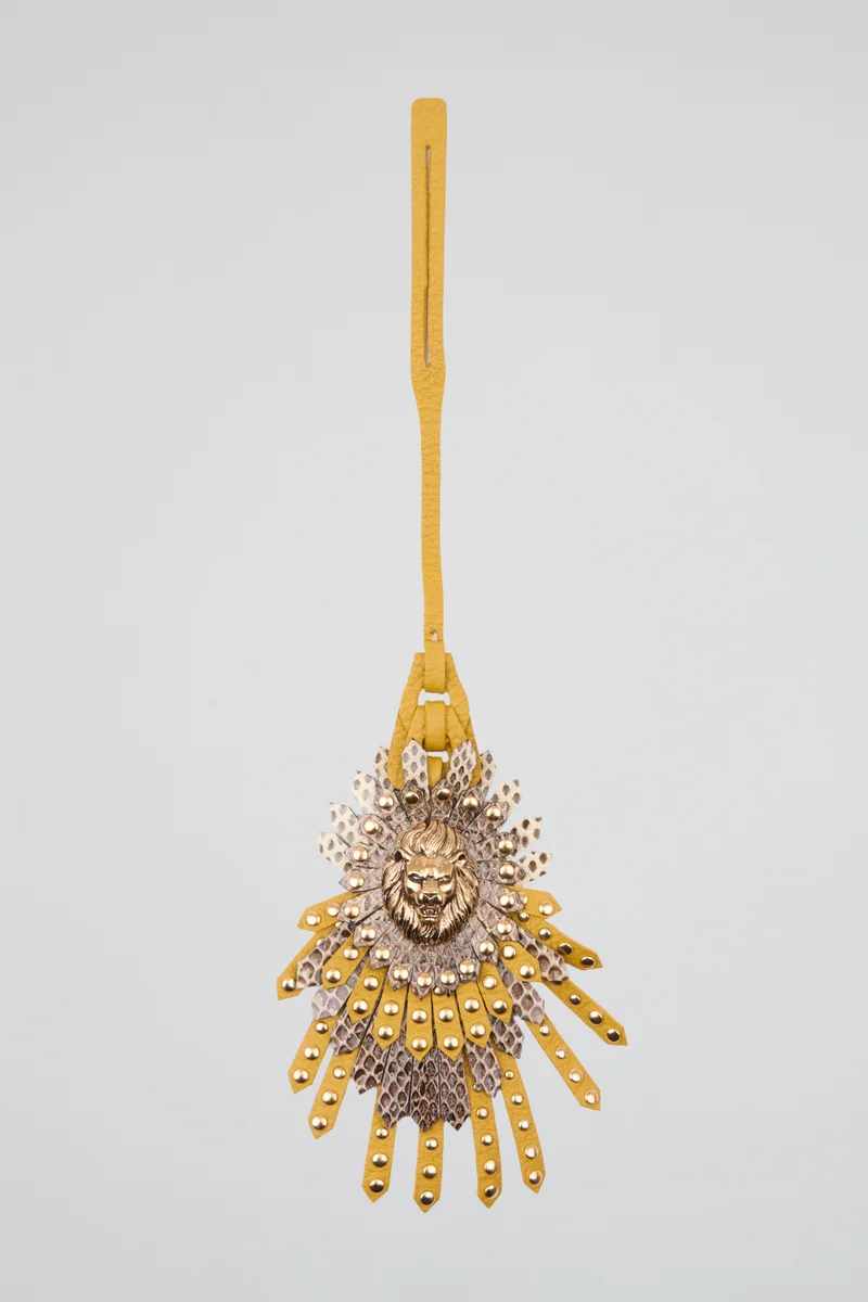roberto cavalli Roberto Cavalli Lion Head Bag Charm