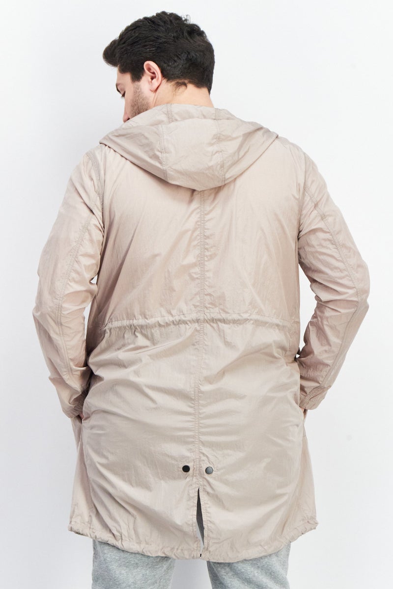 SELECTED جاكيتات واقية من الرياح للرجال، لون تان فاتح - Image 3