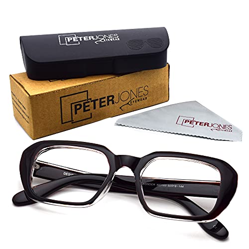 Peter Jones Nerdy Computer Glasses for Men Women with Zero Power Anti Glare Lenses (SIZE MEDIUM) AG247 - Image 2