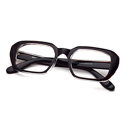 Peter Jones Nerdy Computer Glasses for Men Women with Zero Power Anti Glare Lenses (SIZE MEDIUM) AG247 - Image 1