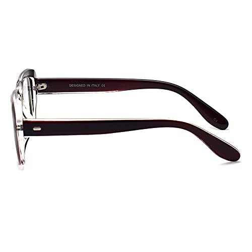 Peter Jones Nerdy Computer Glasses for Men Women with Zero Power Anti Glare Lenses (SIZE MEDIUM) AG247 - Image 5
