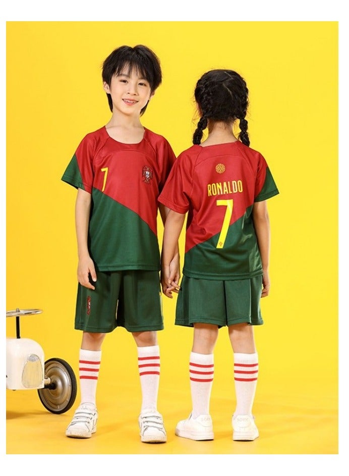 M MIAOYAN M MIAOYAN Men's and Women's Kindergarten Club Children's Wear Soccer Sports Match Soccer Suit Set - Image 2