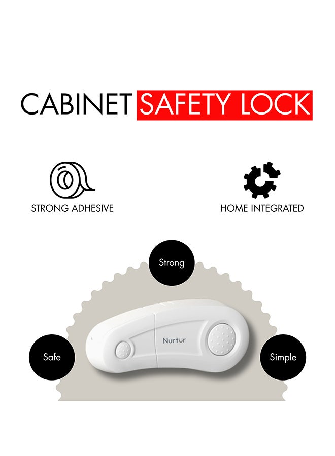 Nurtur نورتور سيفتي - قفل درج - عبوة من 2 - Image 2