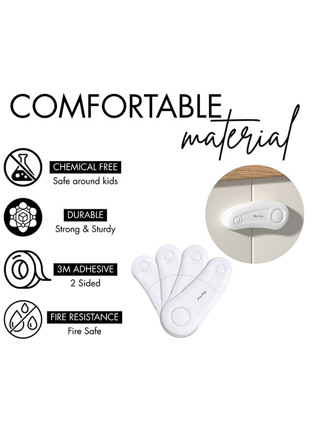 Nurtur نورتور سيفتي - قفل درج - عبوة من 2 - Image 4