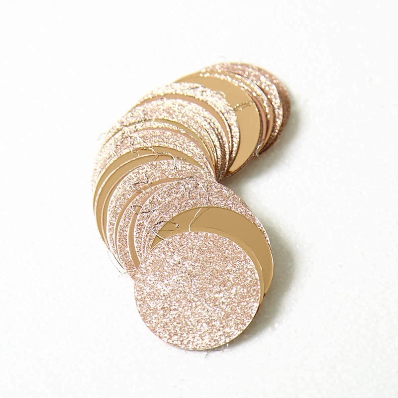 Decor365 Champagne Gold Party Decorations Glitter Gold Birthday Decoration Hanging Circle Garland Streamers Banner Backdrop Christmas New Year Eve NYE Anniversary Graduations Party Decor - Image 4