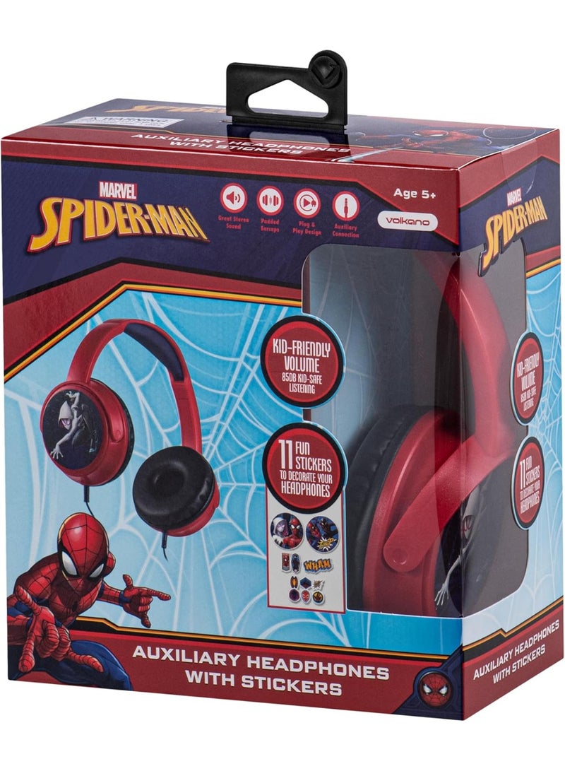 فولكانو سماعة رأس سبايدر مان المساعدة مع ملصقات - Image 1
