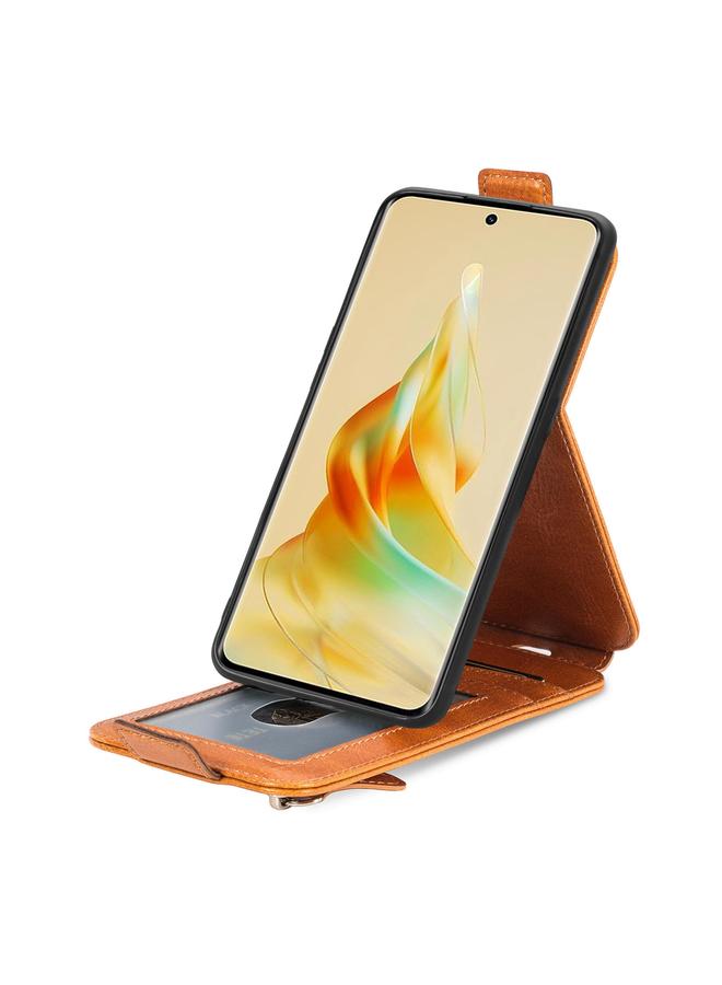 اس-توب جراب لهاتف Oppo Reno8 T 5G، جراب هاتف جلدي بسحاب ومحفظة قلابة عمودية - Image 3