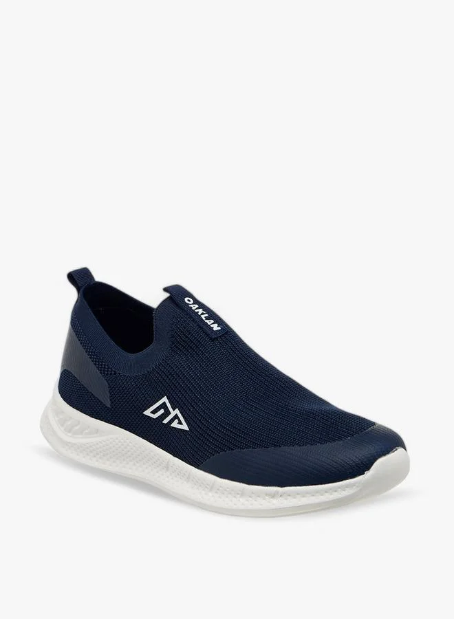 Men's Logo Print Slip-On Shoes