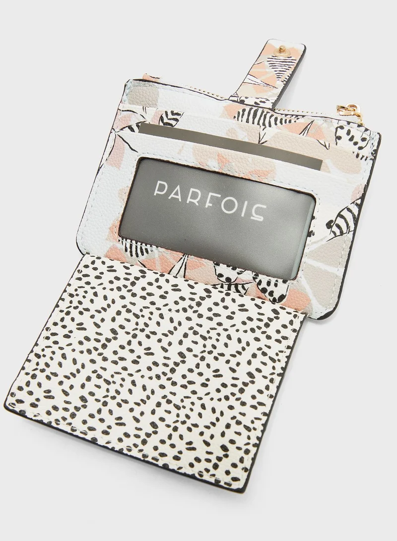 PARFOIS Floral Print Card Holder