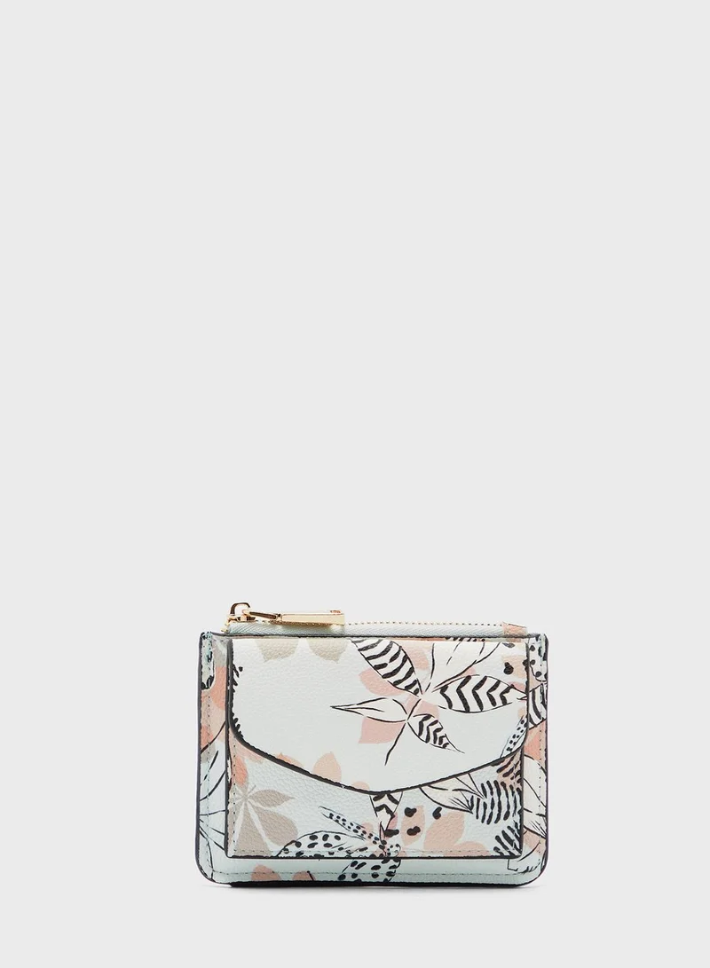 PARFOIS Floral Print Card Holder